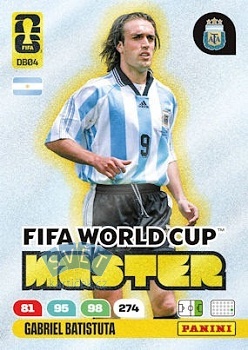 Gabriel Batistuta Argentina Panini FIFA World Cup 2026 Adrenalyn XL FIFA World Cup Master #DB04